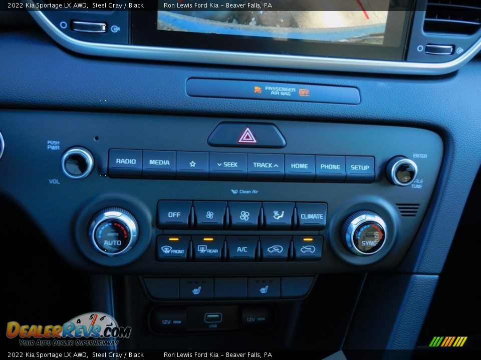 2022 Kia Sportage LX AWD Steel Gray / Black Photo #17