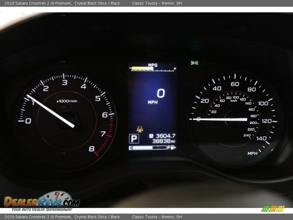 2019 Subaru Crosstrek 2.0i Premium Crystal Black Silica / Black Photo #8