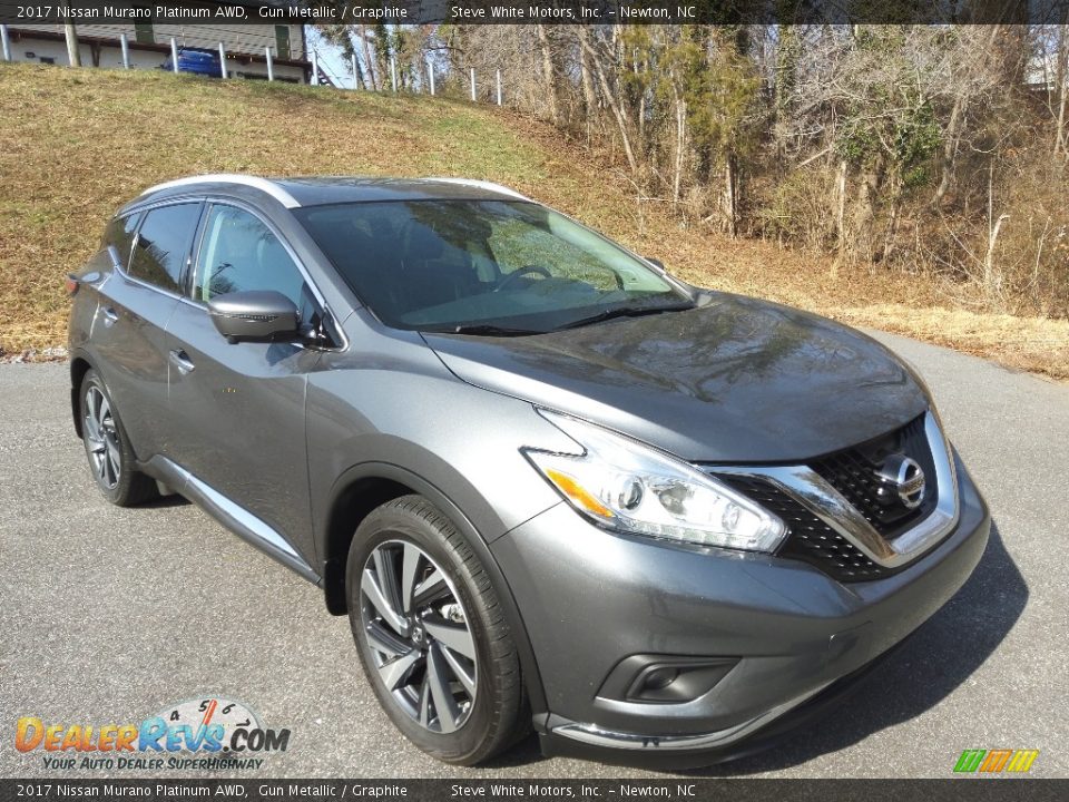 2017 Nissan Murano Platinum AWD Gun Metallic / Graphite Photo #4