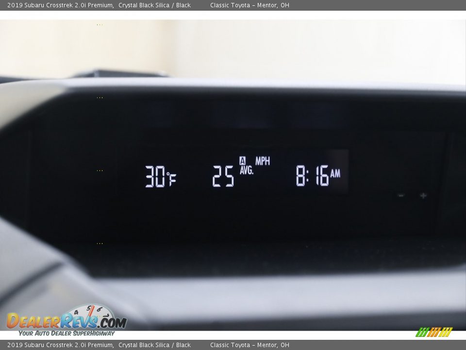 2019 Subaru Crosstrek 2.0i Premium Crystal Black Silica / Black Photo #10