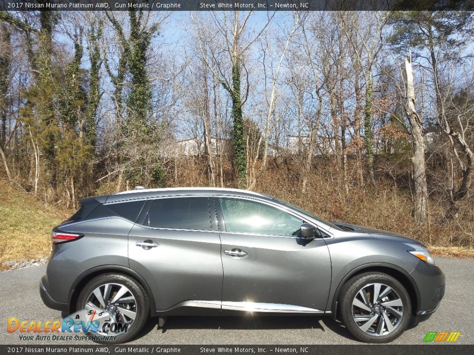 2017 Nissan Murano Platinum AWD Gun Metallic / Graphite Photo #5