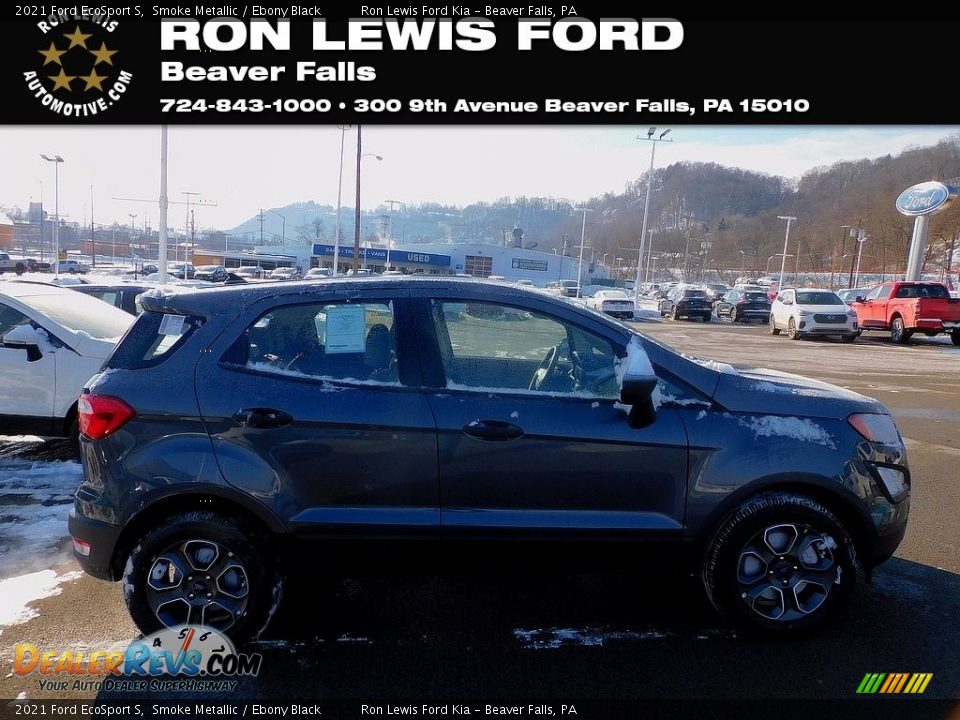 2021 Ford EcoSport S Smoke Metallic / Ebony Black Photo #1