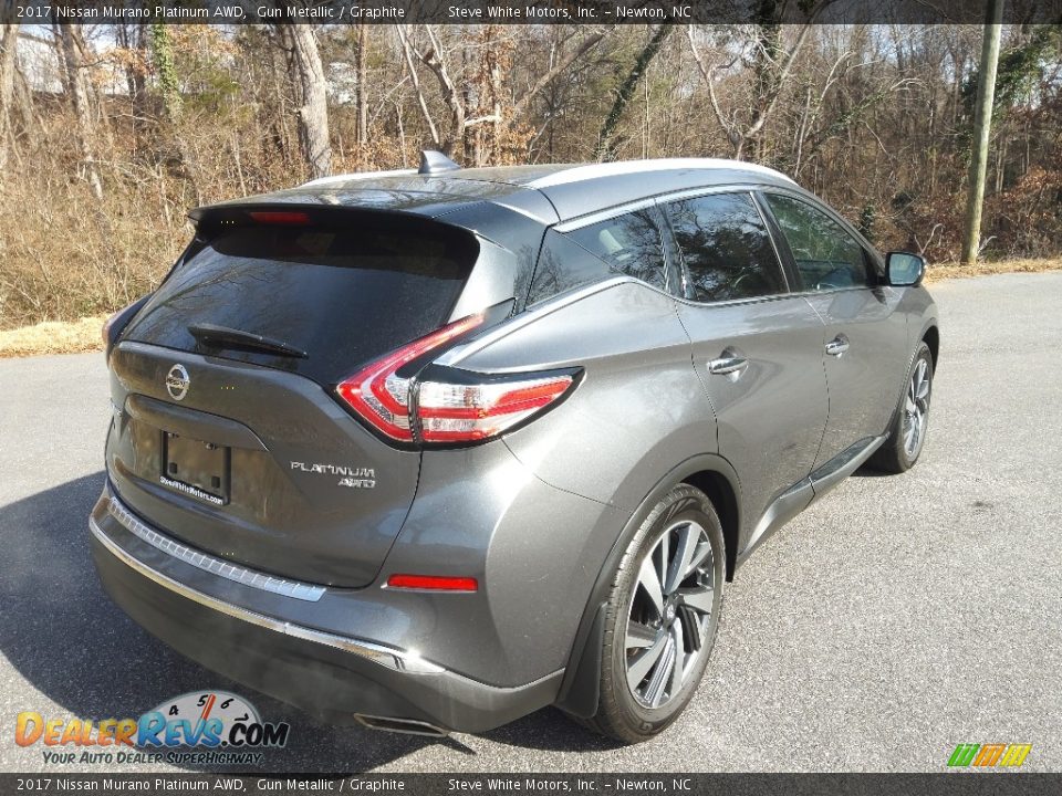 2017 Nissan Murano Platinum AWD Gun Metallic / Graphite Photo #6