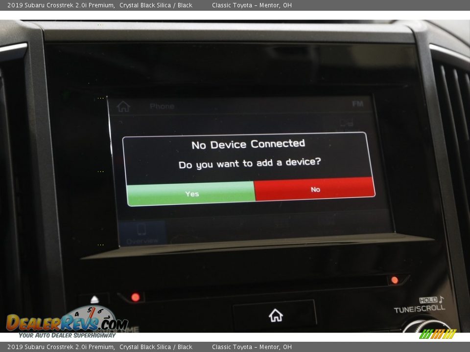 2019 Subaru Crosstrek 2.0i Premium Crystal Black Silica / Black Photo #12