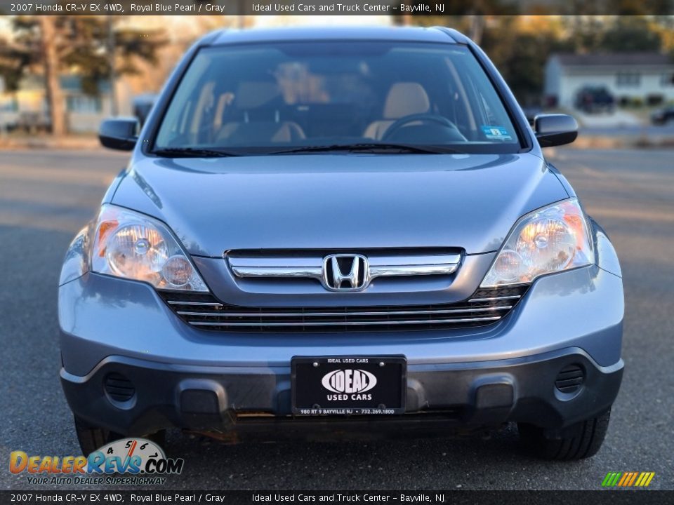 2007 Honda CR-V EX 4WD Royal Blue Pearl / Gray Photo #8