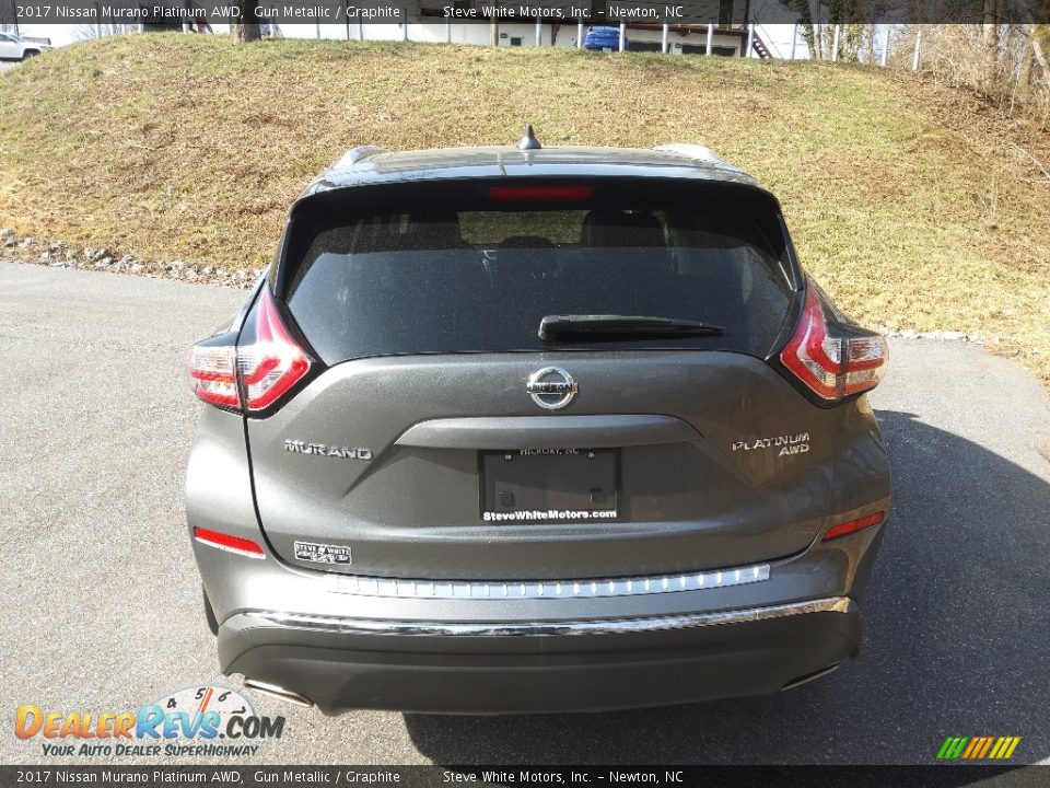 2017 Nissan Murano Platinum AWD Gun Metallic / Graphite Photo #7