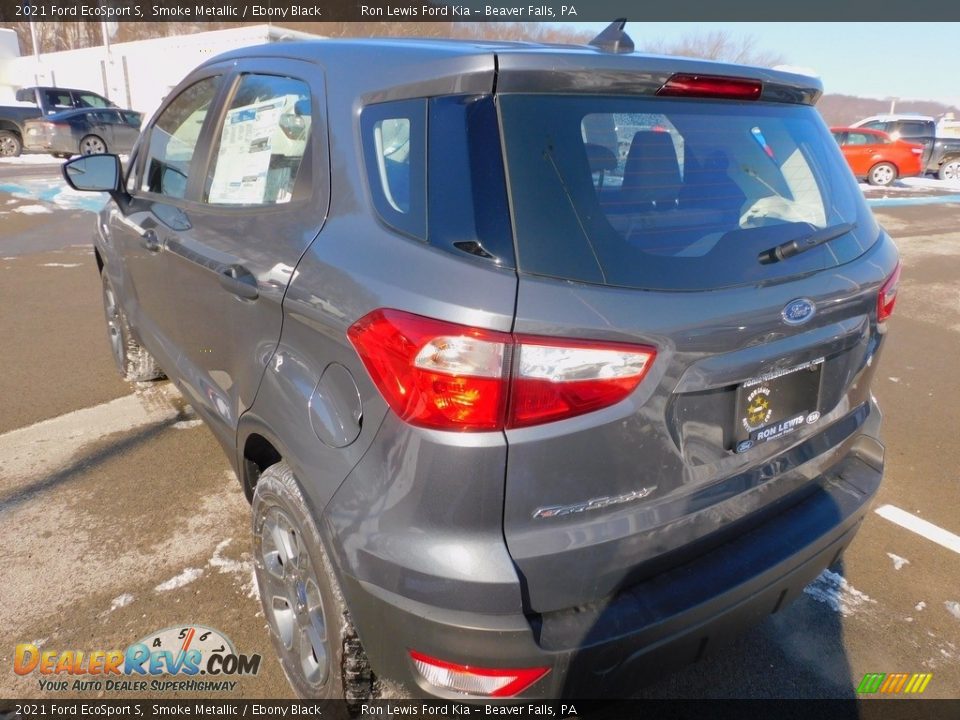 2021 Ford EcoSport S Smoke Metallic / Ebony Black Photo #4