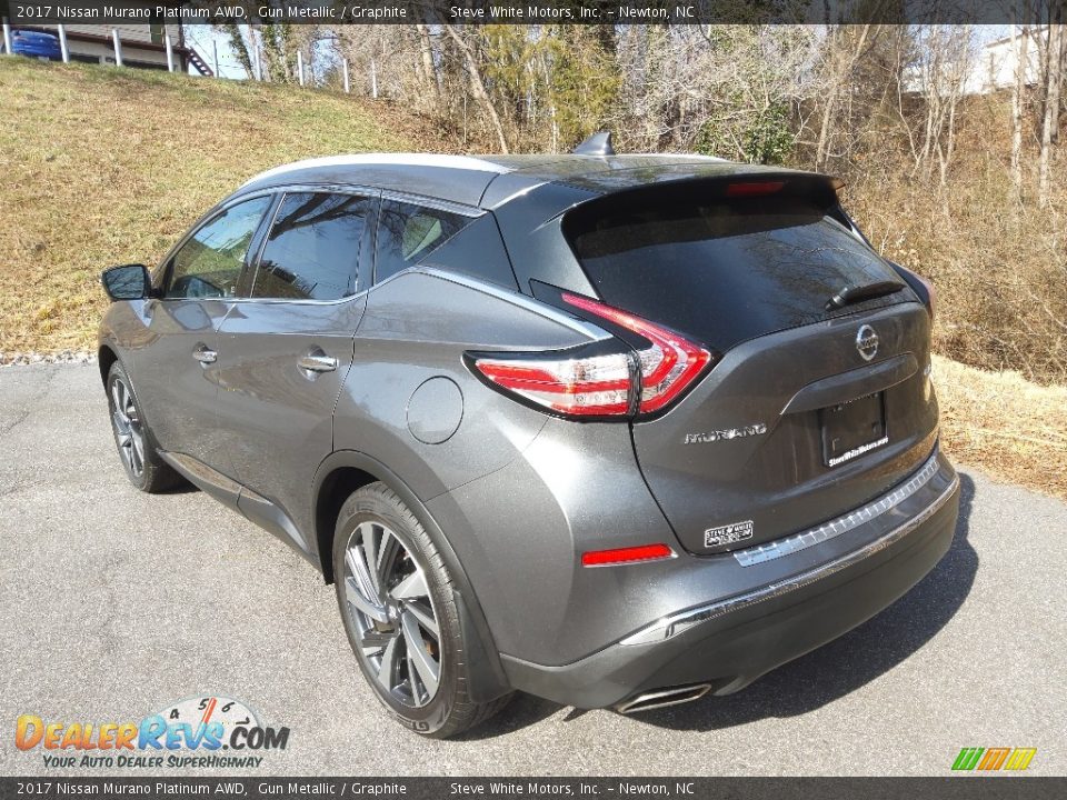 2017 Nissan Murano Platinum AWD Gun Metallic / Graphite Photo #8