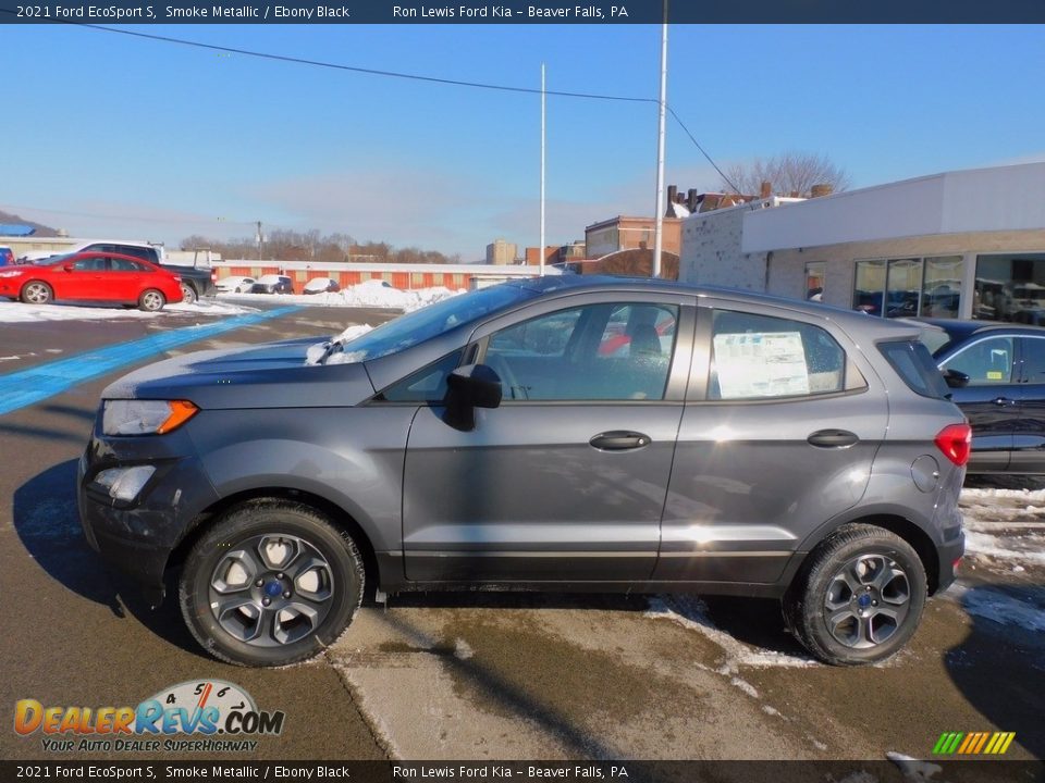 2021 Ford EcoSport S Smoke Metallic / Ebony Black Photo #5