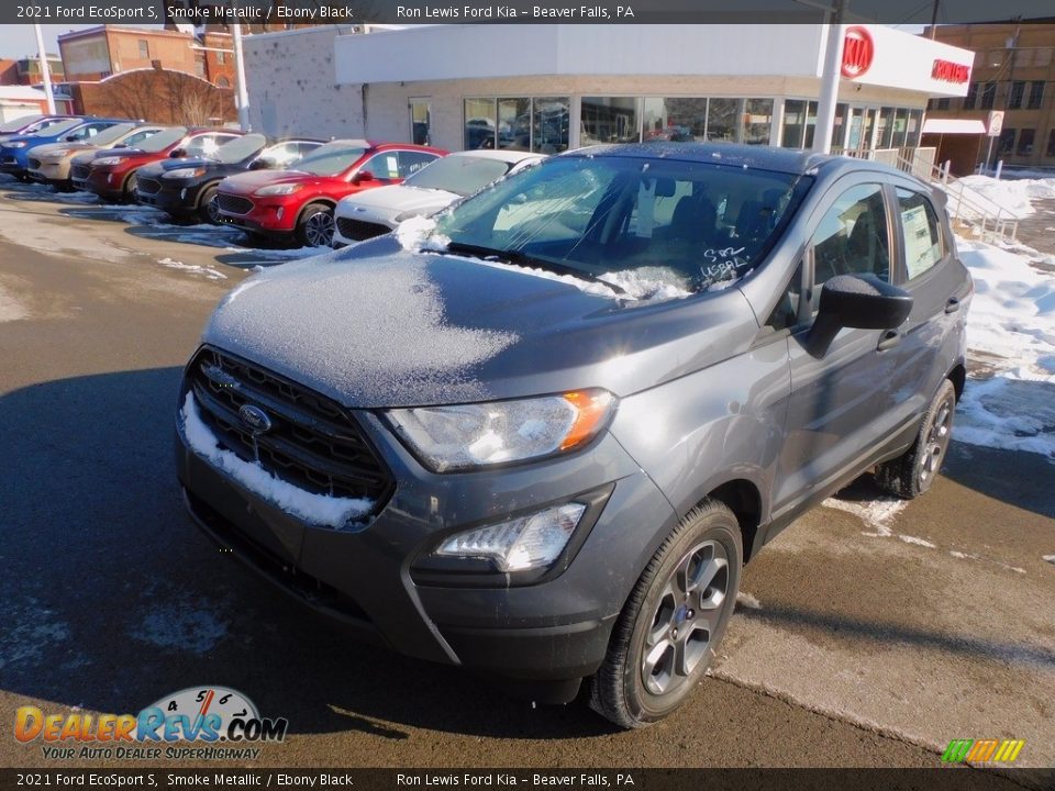 2021 Ford EcoSport S Smoke Metallic / Ebony Black Photo #6