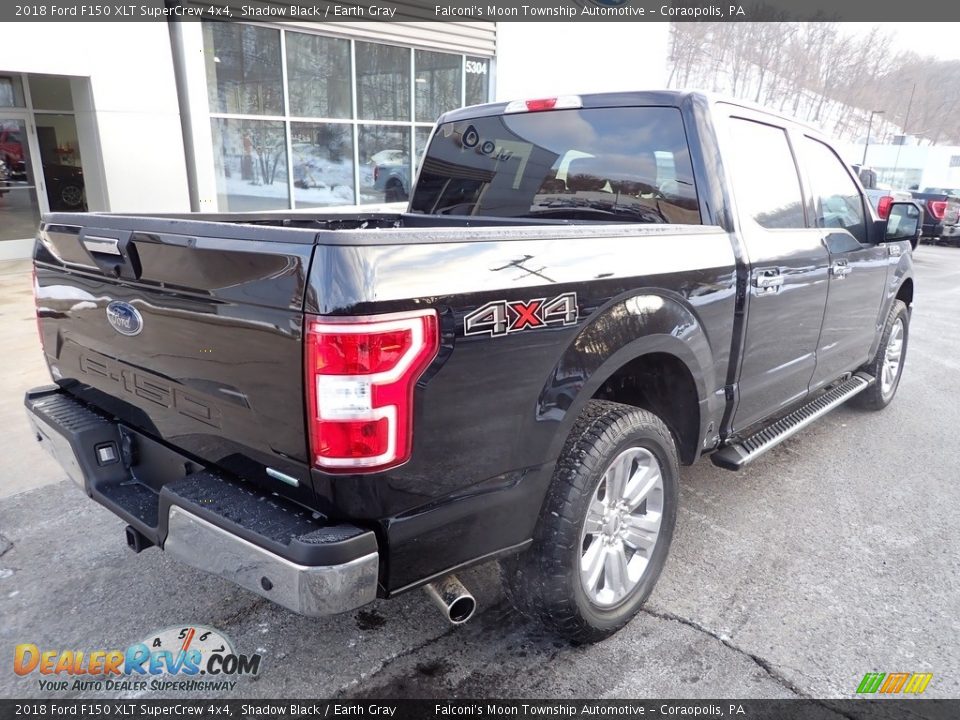 2018 Ford F150 XLT SuperCrew 4x4 Shadow Black / Earth Gray Photo #2