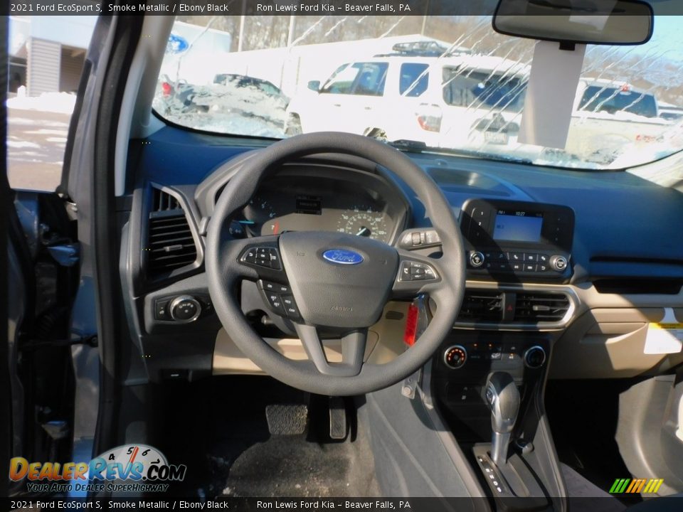 2021 Ford EcoSport S Smoke Metallic / Ebony Black Photo #12