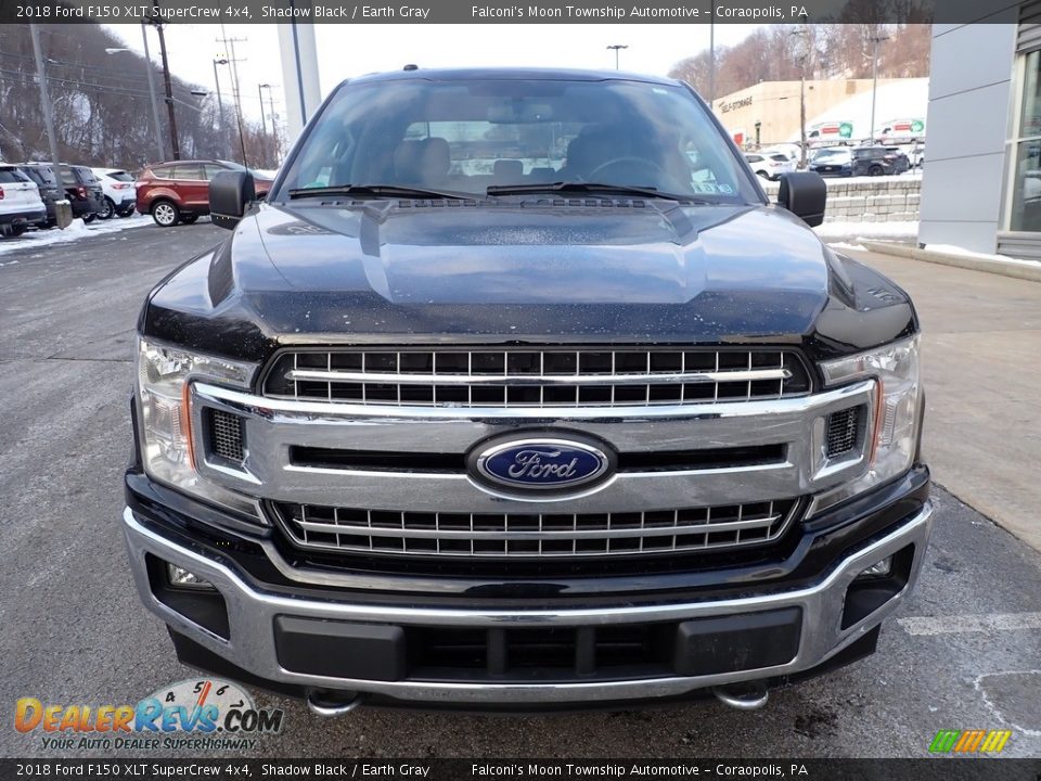 2018 Ford F150 XLT SuperCrew 4x4 Shadow Black / Earth Gray Photo #7