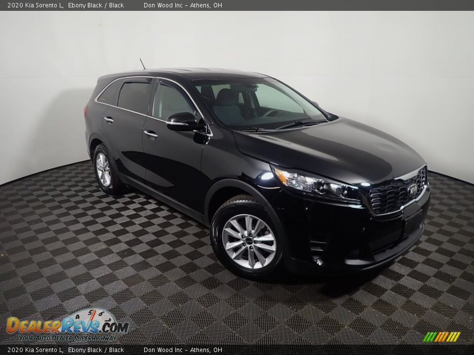 2020 Kia Sorento L Ebony Black / Black Photo #3