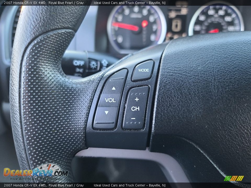 2007 Honda CR-V EX 4WD Royal Blue Pearl / Gray Photo #22