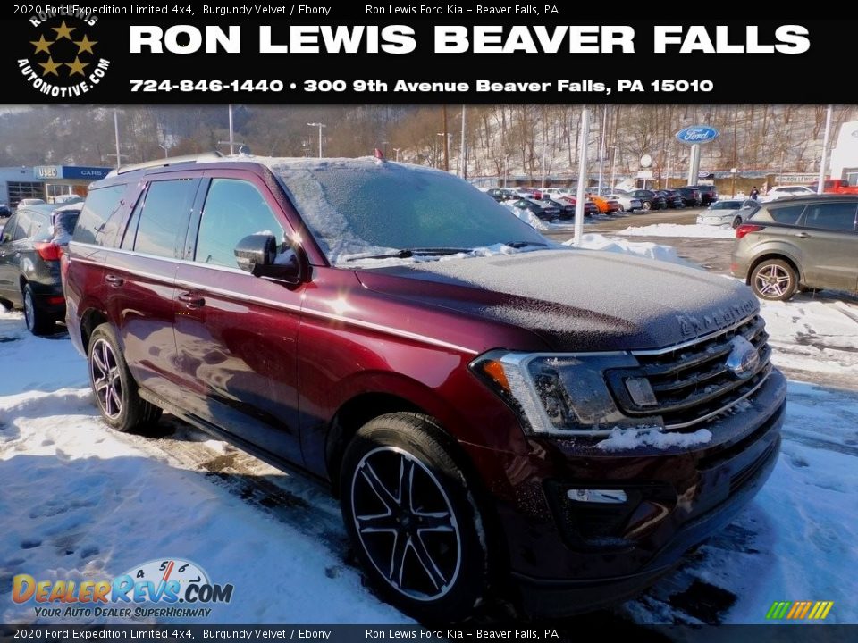 2020 Ford Expedition Limited 4x4 Burgundy Velvet / Ebony Photo #1