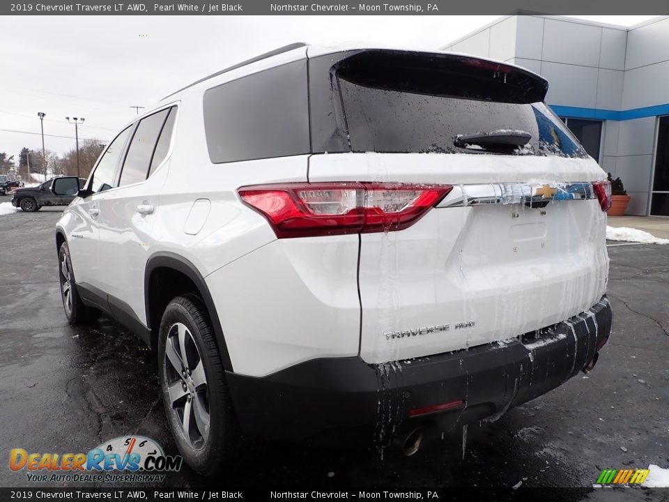 2019 Chevrolet Traverse LT AWD Pearl White / Jet Black Photo #5