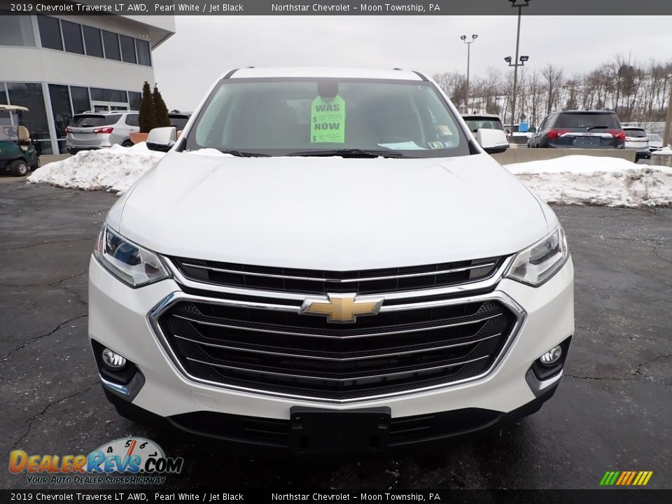 2019 Chevrolet Traverse LT AWD Pearl White / Jet Black Photo #13