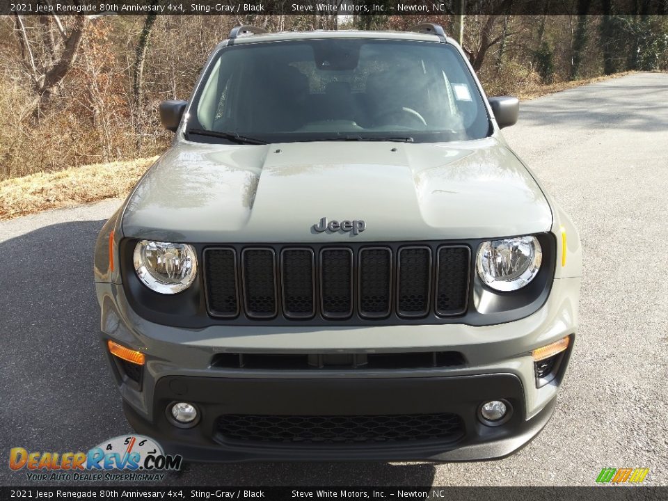 2021 Jeep Renegade 80th Annivesary 4x4 Sting-Gray / Black Photo #3