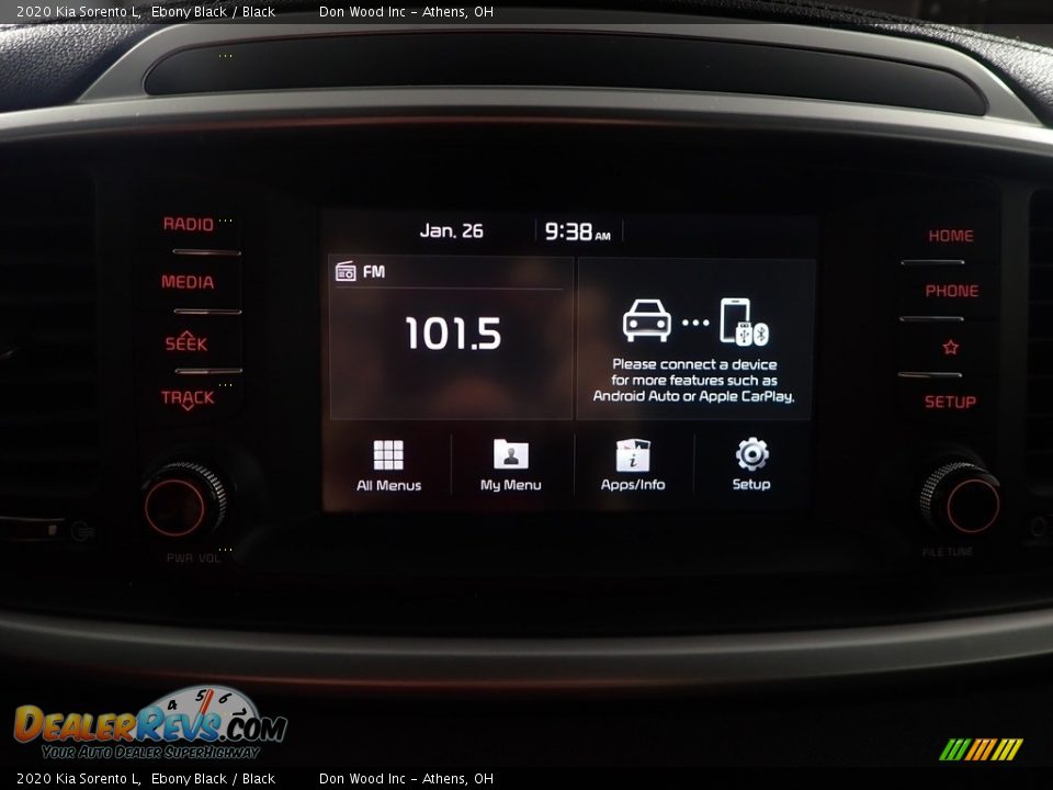 2020 Kia Sorento L Ebony Black / Black Photo #26