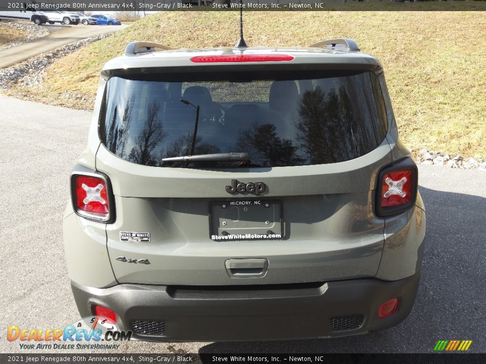 2021 Jeep Renegade 80th Annivesary 4x4 Sting-Gray / Black Photo #7