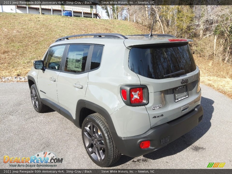 2021 Jeep Renegade 80th Annivesary 4x4 Sting-Gray / Black Photo #8