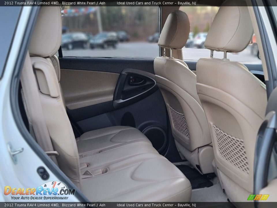 2012 Toyota RAV4 Limited 4WD Blizzard White Pearl / Ash Photo #12