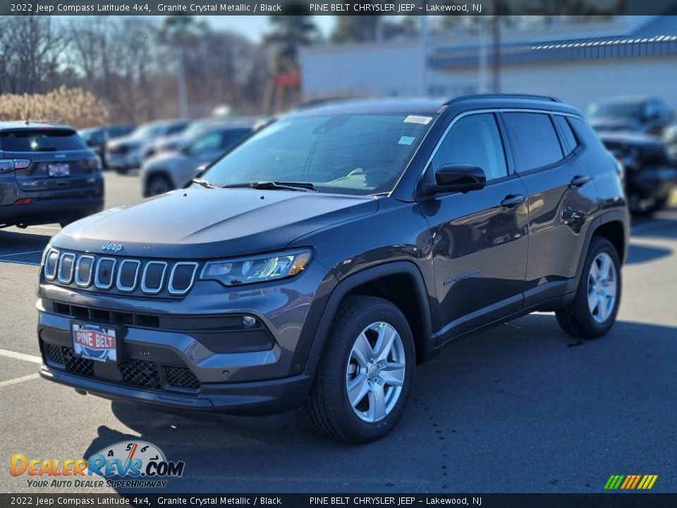 2022 Jeep Compass Latitude 4x4 Granite Crystal Metallic / Black Photo #1