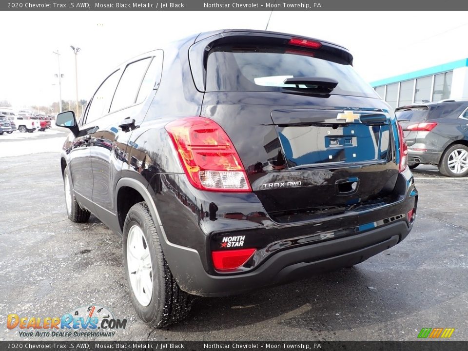 2020 Chevrolet Trax LS AWD Mosaic Black Metallic / Jet Black Photo #5