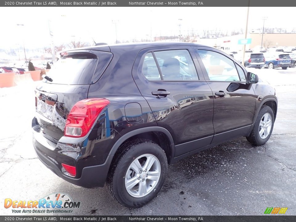 2020 Chevrolet Trax LS AWD Mosaic Black Metallic / Jet Black Photo #9