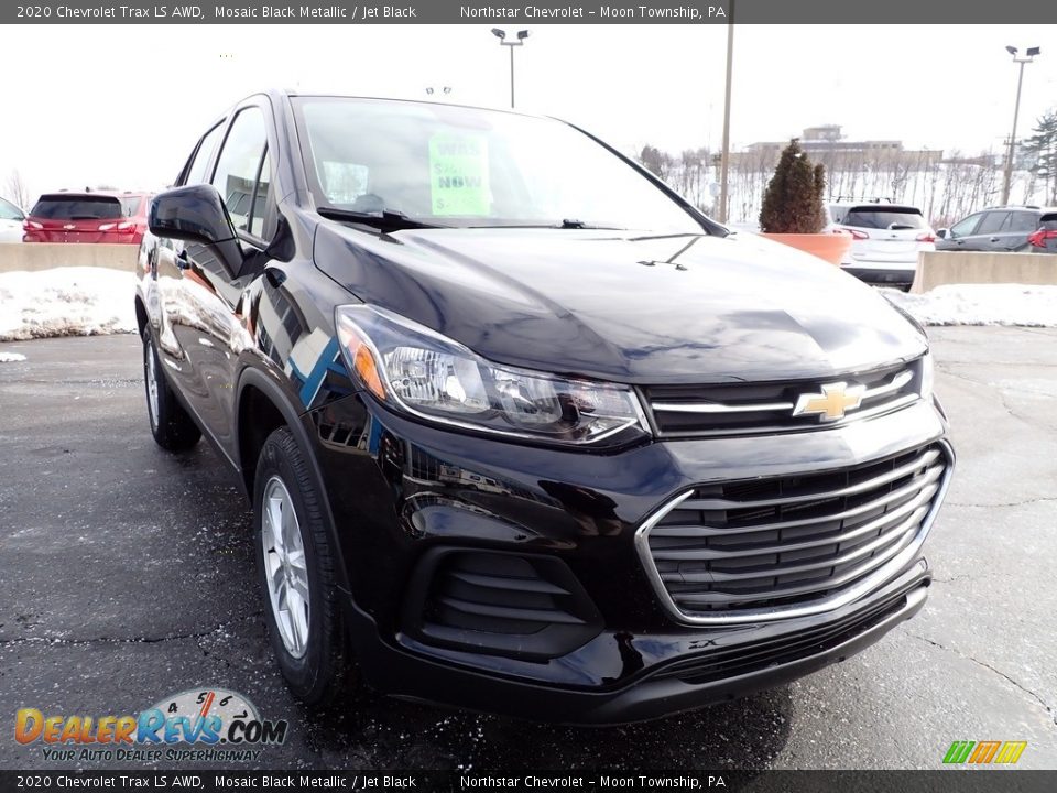 2020 Chevrolet Trax LS AWD Mosaic Black Metallic / Jet Black Photo #12