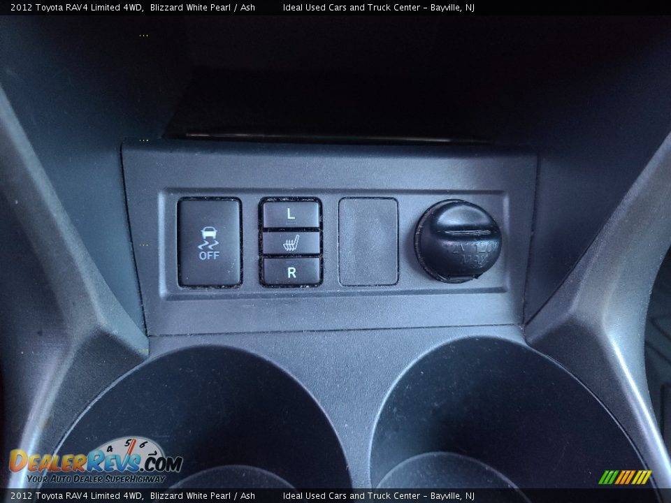 2012 Toyota RAV4 Limited 4WD Blizzard White Pearl / Ash Photo #23