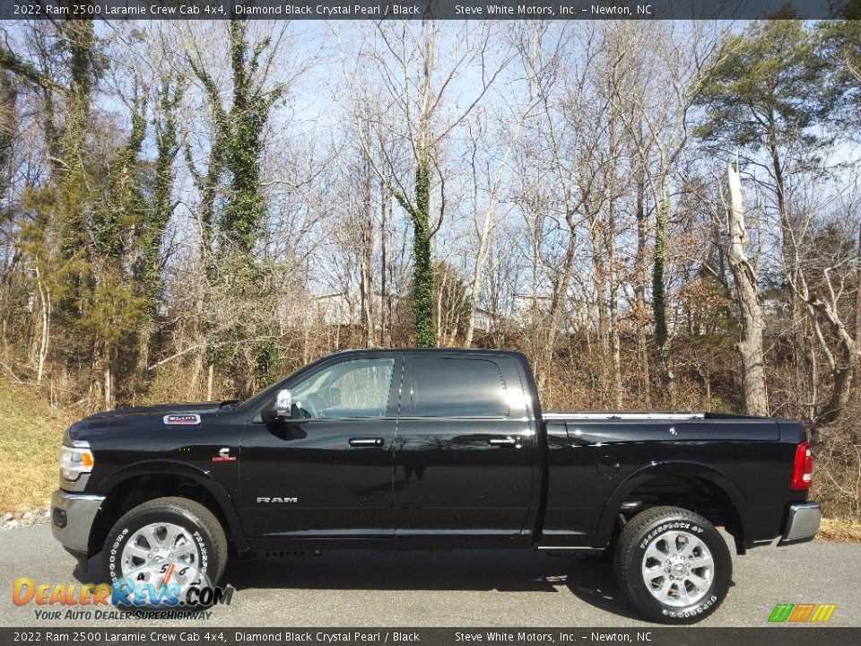 2022 Ram 2500 Laramie Crew Cab 4x4 Diamond Black Crystal Pearl / Black Photo #1