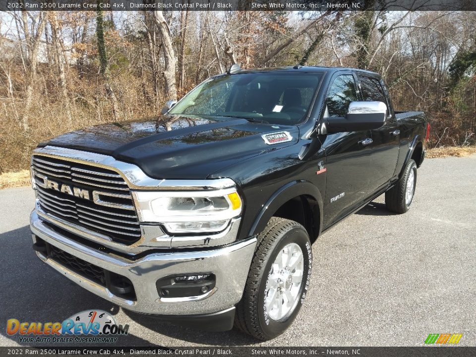 2022 Ram 2500 Laramie Crew Cab 4x4 Diamond Black Crystal Pearl / Black Photo #2