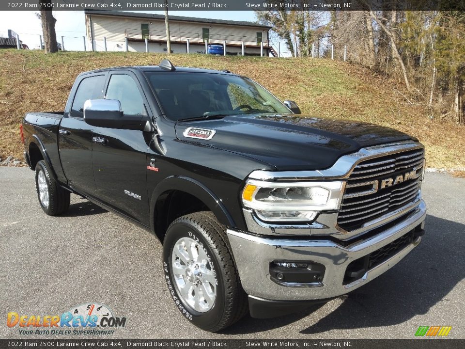 2022 Ram 2500 Laramie Crew Cab 4x4 Diamond Black Crystal Pearl / Black Photo #4