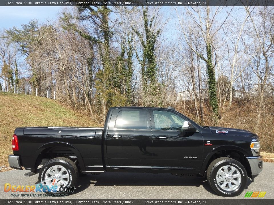 2022 Ram 2500 Laramie Crew Cab 4x4 Diamond Black Crystal Pearl / Black Photo #5