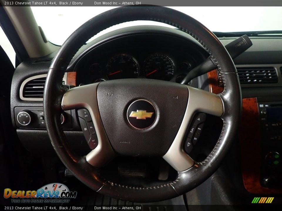 2013 Chevrolet Tahoe LT 4x4 Black / Ebony Photo #25