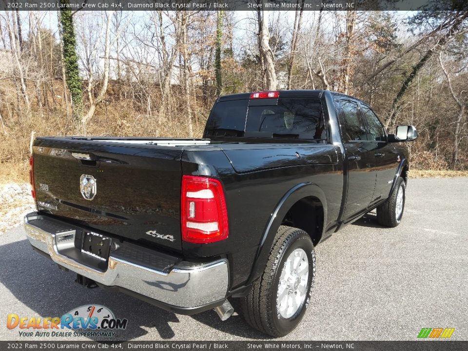 2022 Ram 2500 Laramie Crew Cab 4x4 Diamond Black Crystal Pearl / Black Photo #6