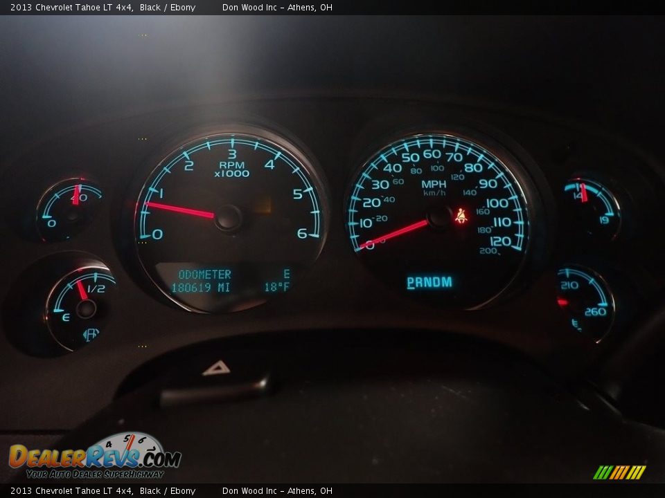 2013 Chevrolet Tahoe LT 4x4 Black / Ebony Photo #26