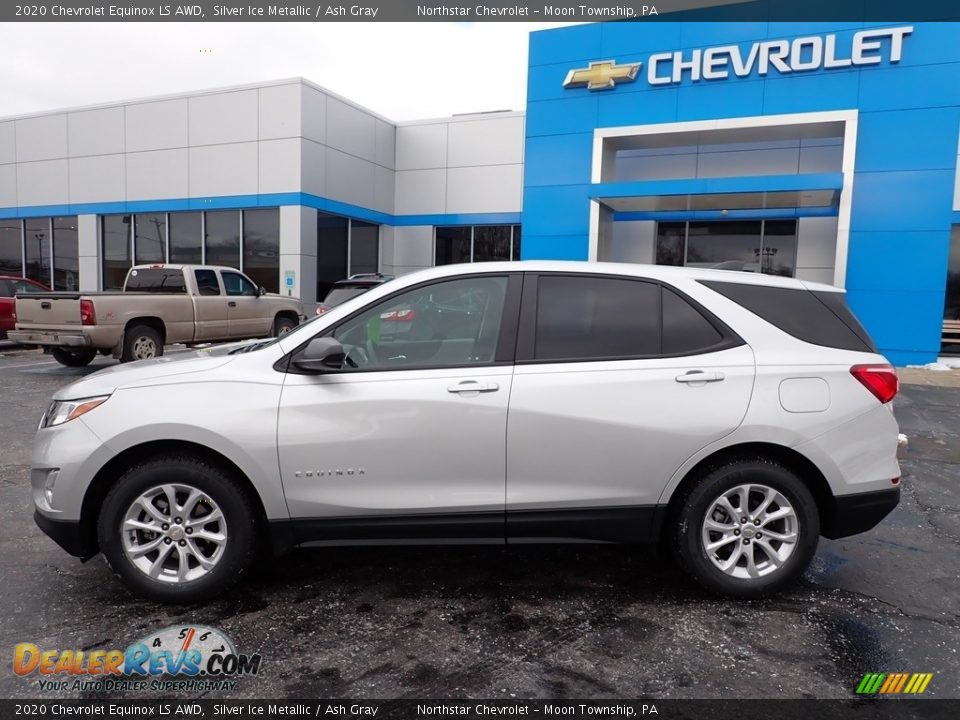 2020 Chevrolet Equinox LS AWD Silver Ice Metallic / Ash Gray Photo #3