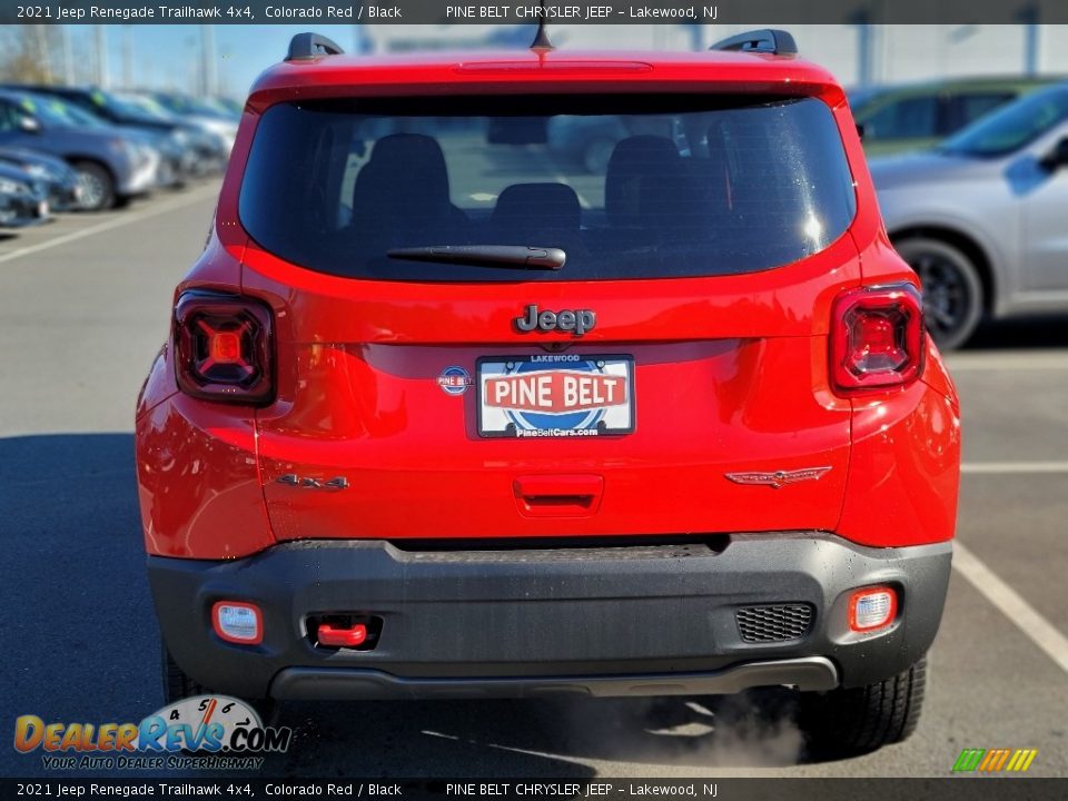 2021 Jeep Renegade Trailhawk 4x4 Colorado Red / Black Photo #5