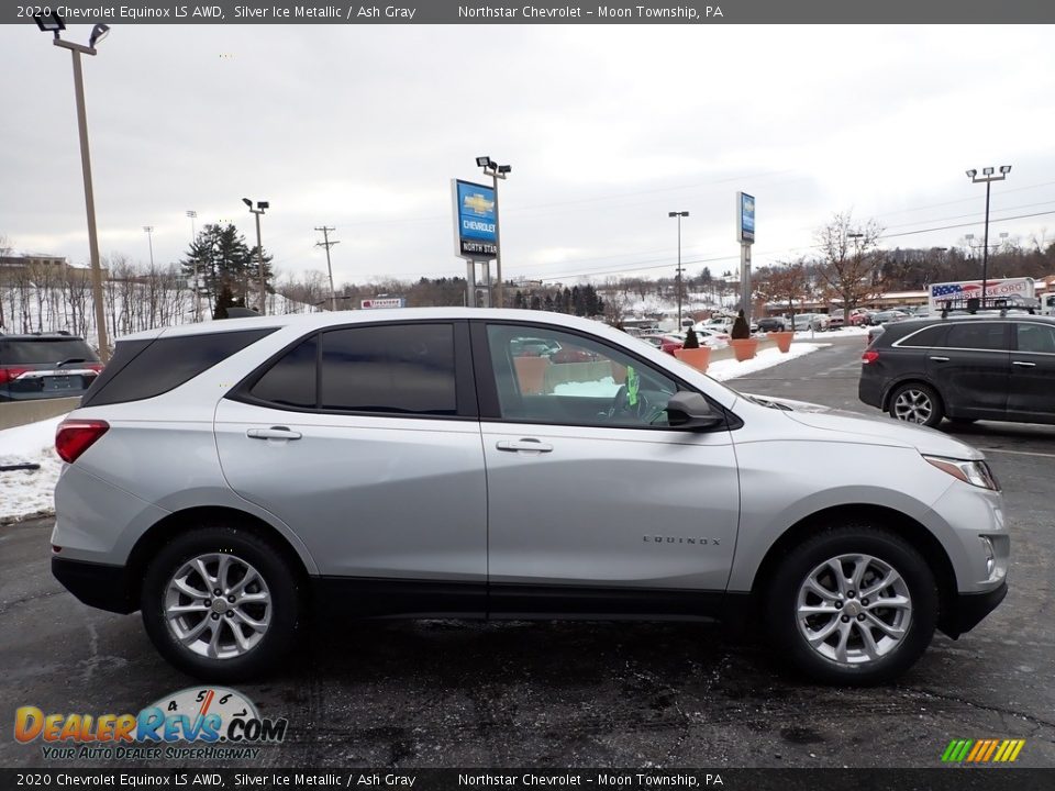 2020 Chevrolet Equinox LS AWD Silver Ice Metallic / Ash Gray Photo #10