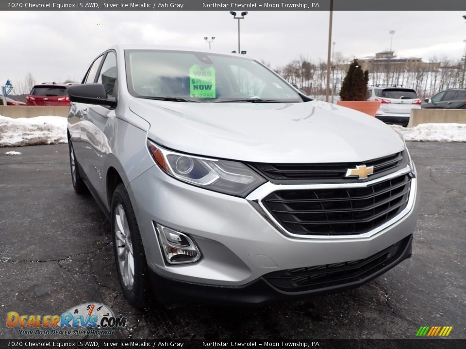 2020 Chevrolet Equinox LS AWD Silver Ice Metallic / Ash Gray Photo #12