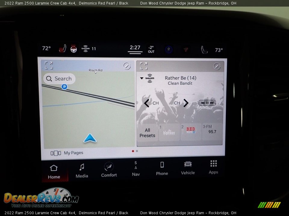 2022 Ram 2500 Laramie Crew Cab 4x4 Delmonico Red Pearl / Black Photo #2