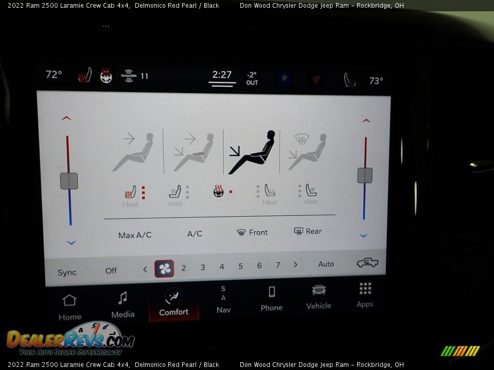 2022 Ram 2500 Laramie Crew Cab 4x4 Delmonico Red Pearl / Black Photo #3