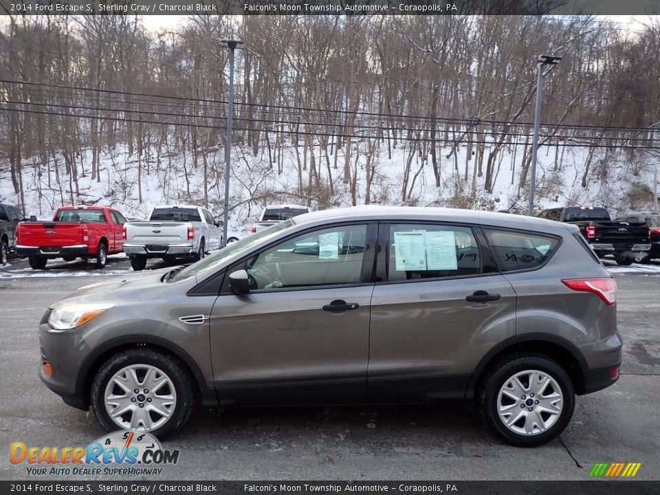 2014 Ford Escape S Sterling Gray / Charcoal Black Photo #6