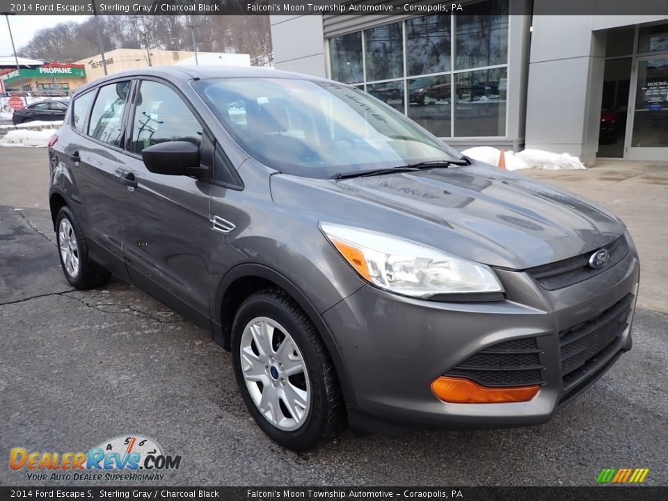 2014 Ford Escape S Sterling Gray / Charcoal Black Photo #9