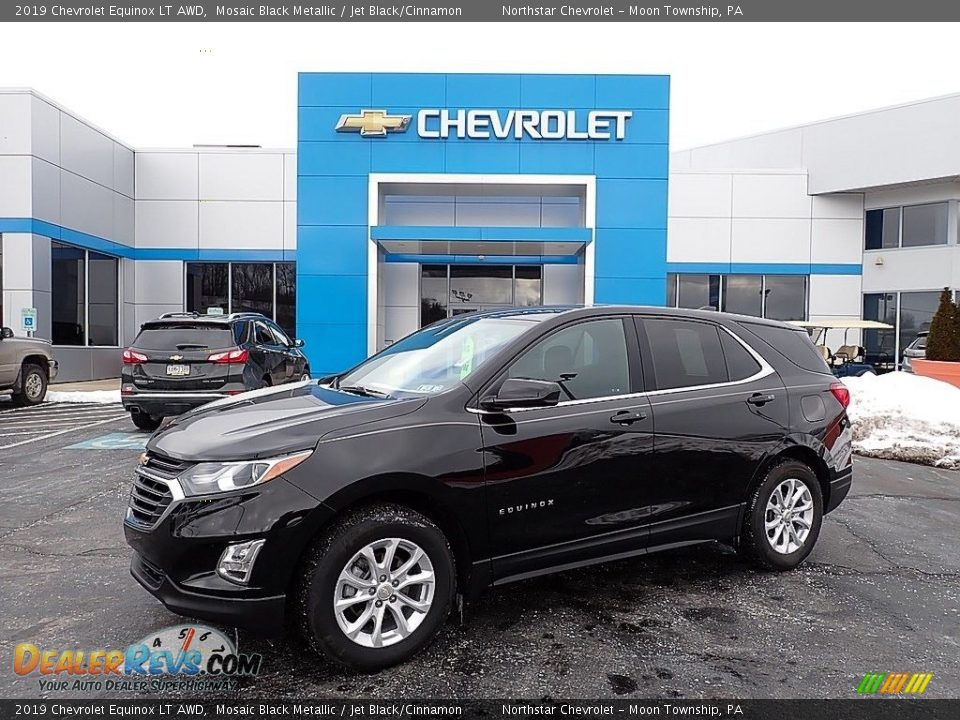 2019 Chevrolet Equinox LT AWD Mosaic Black Metallic / Jet Black/Cinnamon Photo #1