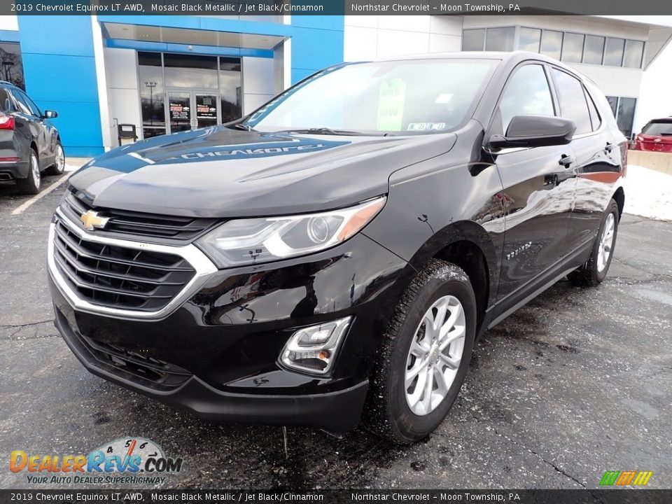 2019 Chevrolet Equinox LT AWD Mosaic Black Metallic / Jet Black/Cinnamon Photo #2