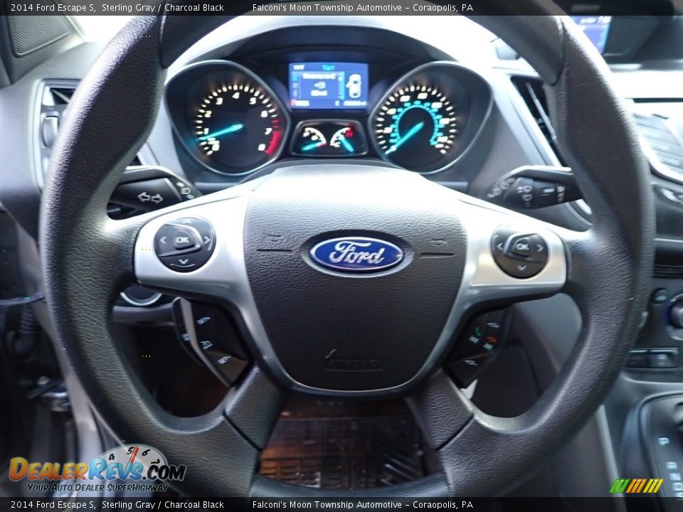 2014 Ford Escape S Sterling Gray / Charcoal Black Photo #24
